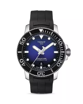 Часы Tissot Seastar, 43 мм, черный