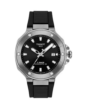 Часы Tissot T-Race Powermatic 80, 41 мм, черный