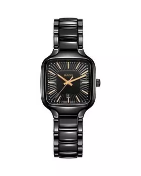 Часы True Square, 29 x 29 мм RADO, цвет Black
