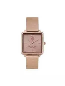 Часы U.S. Polo Assn., розовый