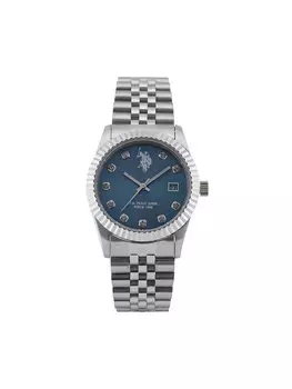 Часы U.S. Polo Assn., серебряный