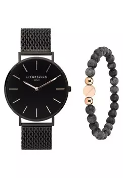 Часы UHR & ARMBAND SET Liebeskind Berlin, черный