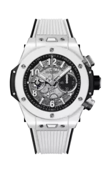 Часы unico white ceramic chronograph Hublot