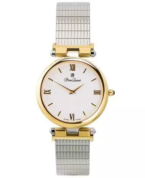 Часы-унисекс из швейцарской нержавеющей стали и позолоченной нержавеющей стали с браслетом 33 мм Pierre Laurent