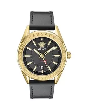 Часы V-Code GMT, 42 мм Versace, черный