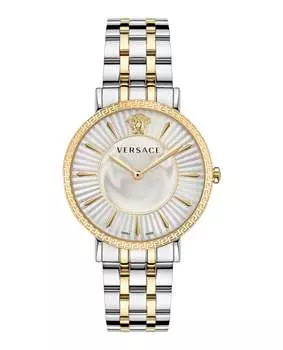 Часы V-Eternal Versace, цвет two tone/two tone/silver