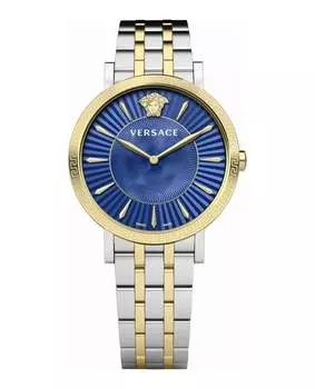 Часы V-Eternal Versace, цвет two tone/two tone/blue