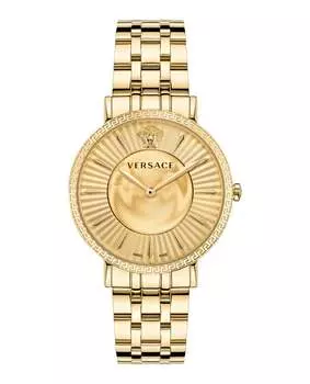 Часы V-Eternal Versace, золотой/золотой/золотой