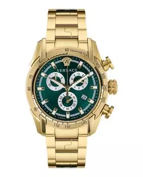 Часы V-Ray Versace, золотой/золотой/зеленый