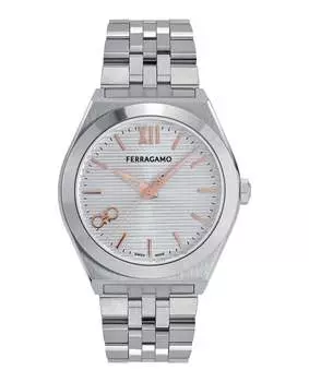 Часы Vega New Salvatore Ferragamo, цвет silver/stainless steel/silver