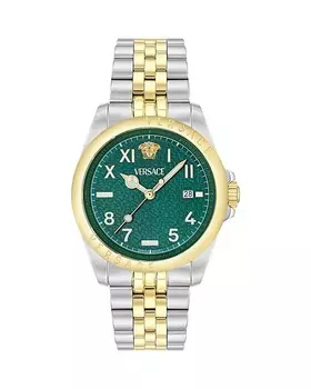 Часы Versace Anteo, 41 мм, зеленый