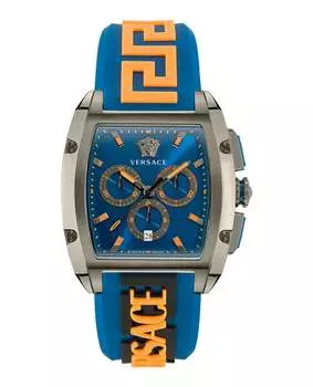 Часы Versace Dominus, цвет blue/ip gunmetal/blue