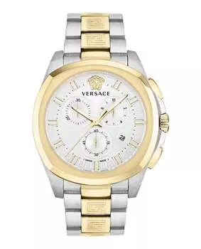 Часы Versace Geo Chrono, цвет two tone/two tone/silver