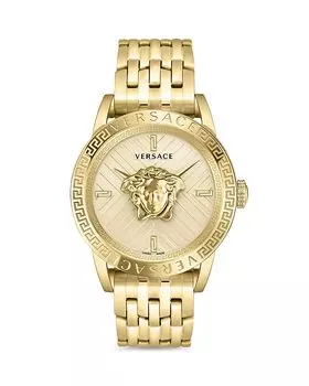 Часы Versace V-Code, 43 мм