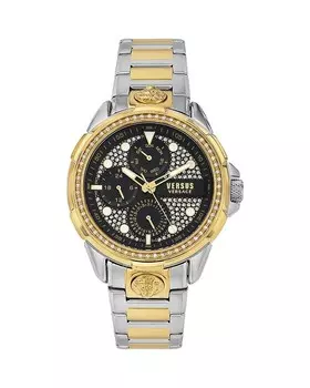 Часы Versus Versace 6e Arrondissement Crystal, 46 мм, мультиколор