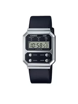 Часы Vintage A100WEL-1AEF Casio, черный/серебряный