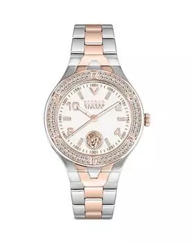 Часы Vittoria с кристаллами, 38 мм Versus Versace, цвет White