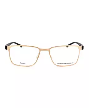 Часы в золотой металлической оправе с металлическим браслетом Porsche Design, желтый