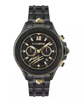 Часы Warrior Tech PLEIN SPORT, черный/черный/черный