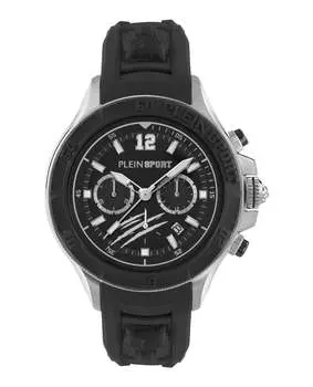 Часы Warrior Tech PLEIN SPORT, цвет black/stainless steel/black