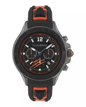 Часы Warrior Tech PLEIN SPORT, цвет orange/gun/black