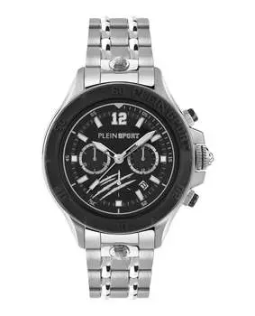 Часы Warrior Tech PLEIN SPORT, цвет silver/stainless steel/black