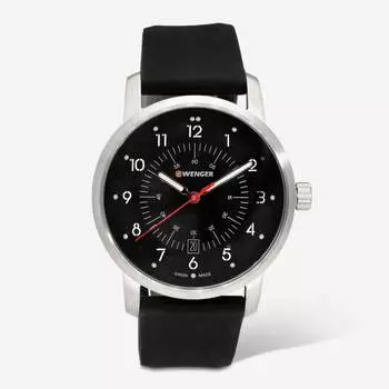 Часы Wenger Swiss Army 01.1641.115 Avenue с черным циферблатом 42 мм