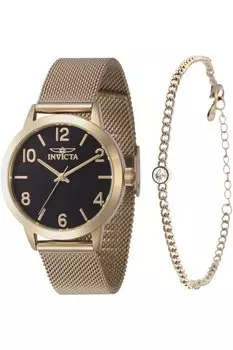 Часы wildflower 47277 34 мм с соответствующим браслетом Invicta, золото