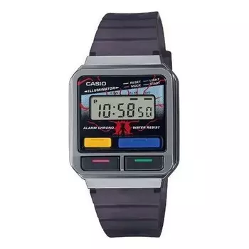 Часы x netflix stranger things digital 'black' Casio, черный