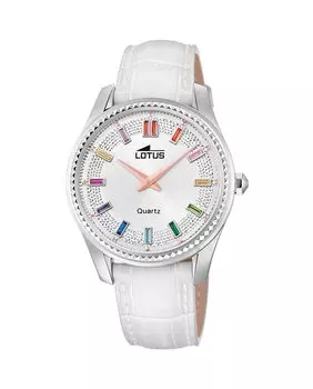 Часы женские 18899/1 Bliss белые кожаные LOTUS, белый