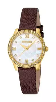 Часы женские Roberto Cavalli, коричневый