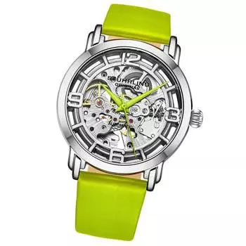 Часы женские Stuhrling Original, серебристый/зеленый