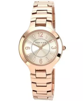 Часы, женский браслет оттенка розового золота 32 мм AK-1450RGRG Anne Klein