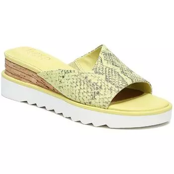 Chazz женские кожаные сандалии-слайды Slip On Franco Sarto, цвет citron snake