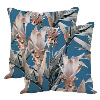 Чехлы для подушек Sqaure, 2 шт., 45 см, летние декоративные льняные чехлы для гостиной, фермерского дома, улицы, современные чехлы для дивана, дивана, стула, кровати, 3 # CANDeal