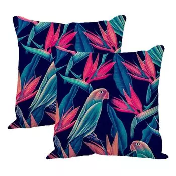 Чехлы для подушек Sqaure, 2 шт., 45 см, летние декоративные льняные чехлы для гостиной, фермерского дома, улицы, современные чехлы для дивана, дивана, стула, кровати, 9 # CANDeal