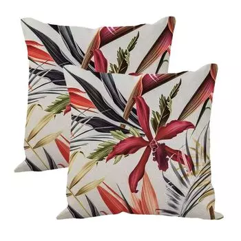 Чехлы для подушек Sqaure, упаковка из 2 шт., 45 см, летние декоративные льняные чехлы для гостиной, загородного дома, улицы, современные чехлы для дивана, дивана, стула, кровати, 10 # CANDeal