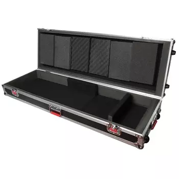 Чехлы Gator G-TOUR-88V2SL G-Tour Series Slim 88 Note Keyboard Road Case & Wheels Gator Cases G-TOUR-88V2SL G-Tour Series Slim 88 Note Keyboard Road Case & Wheels