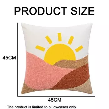 Чехлы на подушки Аннотация Boho 45 x 45 см Листья Декоративный чехол для подушки Декоративные чехлы для дивана Спальня Гостиная (Стиль: Стиль 2) JeiibrZui