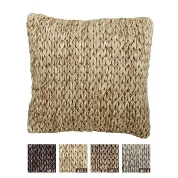 Чехлы на подушки Heitmann, сотканные вручную, декоративная подушка Heitmann, цвет: светло-коричневый 4613, дизайн: имитация вязания.