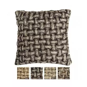 Чехлы на подушки Heitmann, сотканные вручную, декоративная подушка Heitmann цвет: бежевый/серый 4623, дизайн: имитация флиса