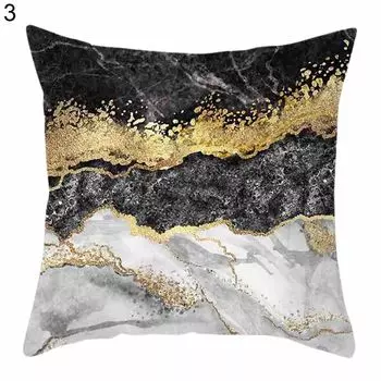 Чехлы на подушки Мягкая текстура, защита от царапин, полиэстер с геометрическим принтом-3 Stuttg