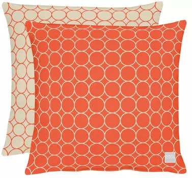 Чехлы на подушки outdoor 46/46 см Ambia, коралловый/светло-серый