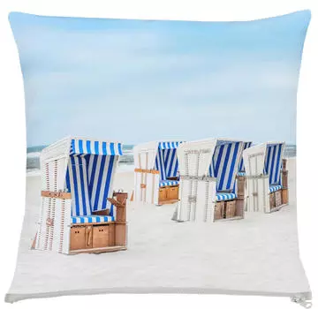 Чехлы на подушки outdoor outdoor 49/49 см Ambia, бежевый/светло-голубой