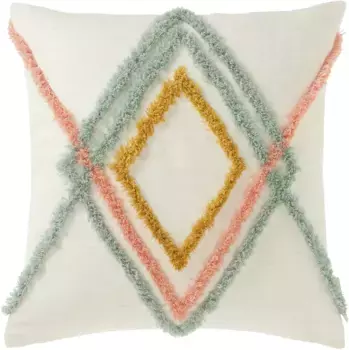 Чехлы на подушки TOM TAILOR HOME "Colour Rhomb", (1 шт.), в современном стиле бохо 45х45 см, цвет salbei-caramel