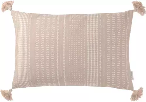 Чехлы на подушки TOM TAILOR HOME "Minimal Ethno", (1 шт.), в современном стиле бохо 60х40 см, цвет latte-cappucino