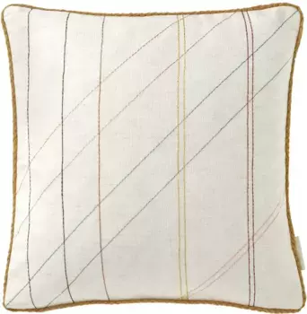 Чехлы на подушки TOM TAILOR HOME "Прошитые", (1 шт.), с полосками с вышитым эффектом 40х40 см, цвет natur-wei