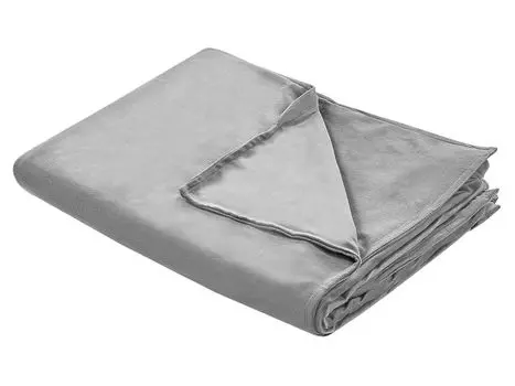 Чехол BELIANI для утяжеленных одеял, серый тканевый чехол из минки, 135 x 200 см, пушистый однотонный современный сменный чехол, терапевтический пододеяльник с петлями
