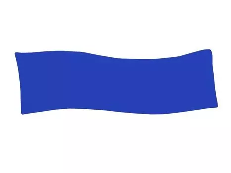 Чехол Billerbeck Sinus боковая подушка для сна 30х130 см: цвет - Королевский DUKAL