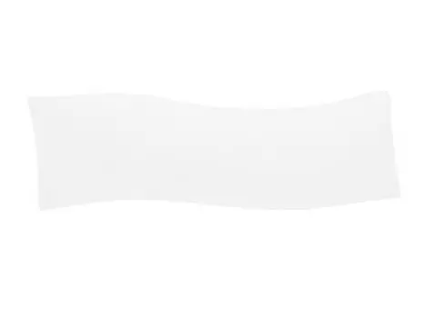 Чехол Billerbeck Sinus боковая подушка для сна 30х130 см: цвет - белый DUKAL